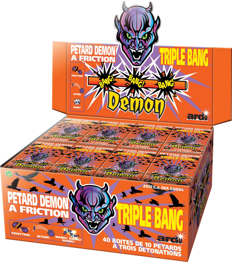 PÉTARDS DÉMON® TRIPLE BANG (pièce)