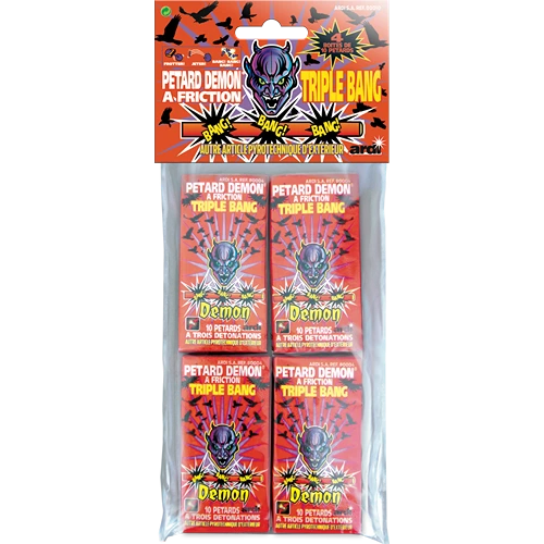 SÉLECTION DE PÉTARDS DÉMON® TRIPLE BANG (pièce)