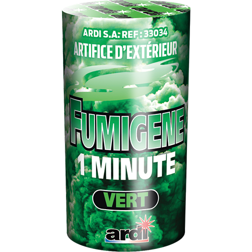 POT FUMIGÈNE 1 MN VERT