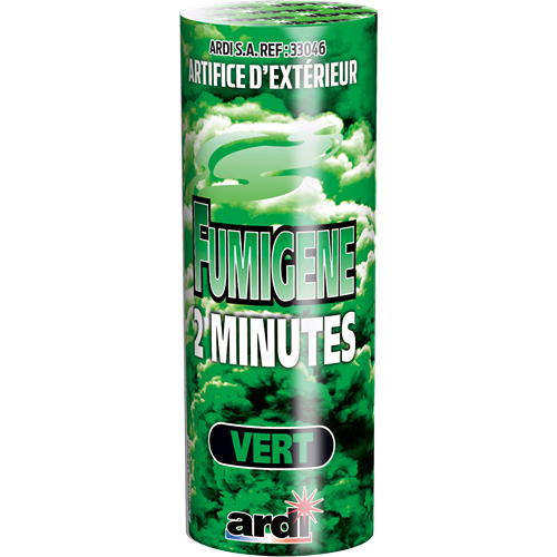 POT FUMIGÈNE 2 MN VERT