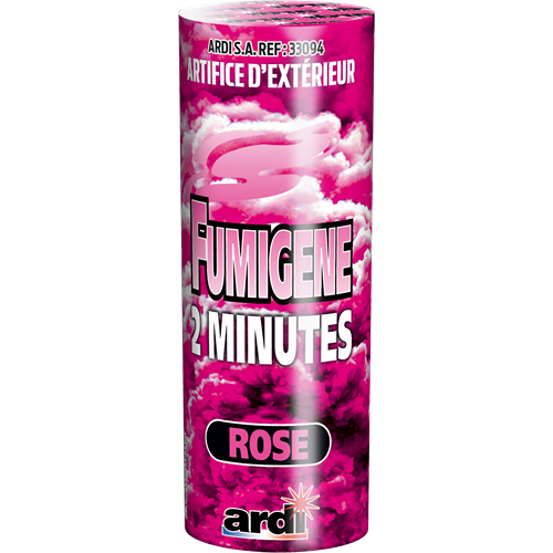 POT FUMIGÈNE 2 MN ROSE