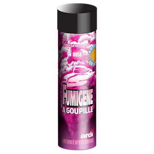 FUMIGÈNE À GOUPILLE 1 MN ROSE