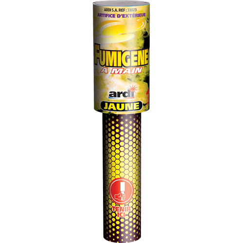 FUMIGÈNE À MAIN EN VRAC JAUNE