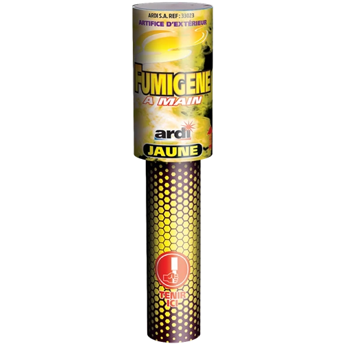 FUMIGÈNE À MAIN EN VRAC JAUNE