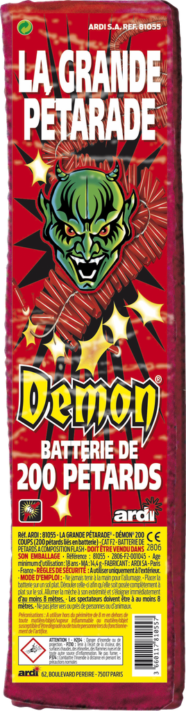 LA GRANDE PÉTARADE® DEMON® 200 COUPS