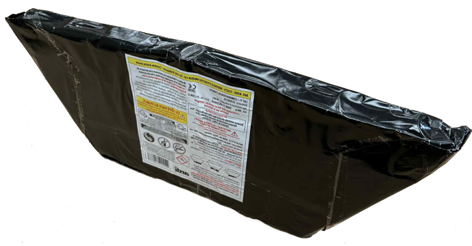 MODULE PYRO 30mm/9 dép - comète crépitante - centre vers coté (pièce)