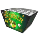 Compact 49 Départs – 20mm - 7 salves de 7 comètes vertes et bombettes saule or. (pièce)