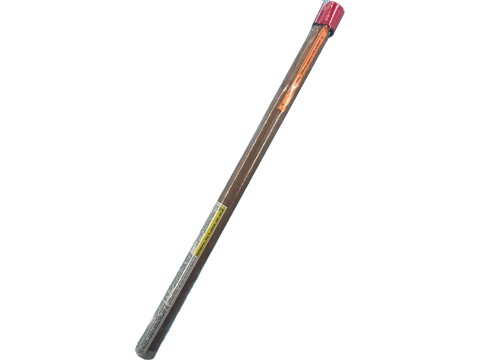 BAZOOKA® 25mm - 10 comètes tronc de palmier argent (pièce)