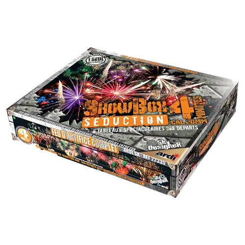 FEU D'ARTIFICE SHOWBOX® SÉDUCTION® 4MN