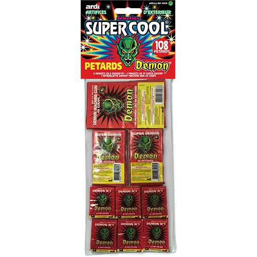 [SC81019] SÉLECTION DE PÉTARDS DÉMON® SUPERCOOL® (pièce)