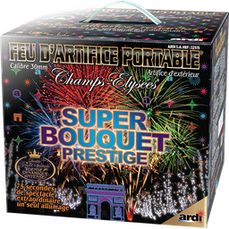 [SC22515] FEU D'ARTIFICE PORTABLE® SUPER BOUQUET PRESTIGE (pièce)