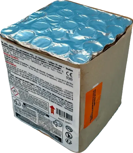 [15075P] CL PRO 25-25mm Etoiles multi ac comètes traçantes (pièce)