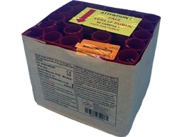[HF15304P] HF PRO 24V - 30 mm - Brocade et saule or à étoiles rouges clignotante (pièce)