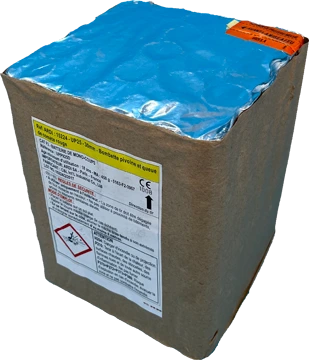 [15224P] UP 25-30mm Bombette pivoine et queue de comète rouge (pièce)