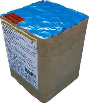 [15225P] UP25 - 25mm - Bombette pivoine et queue de comète jaune (pièce)