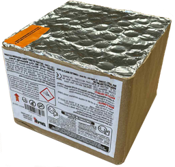 [22360] CL PRO 64-20mm-Comètes multi à final brocade et palme or