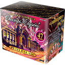 ZK PRO 47V-20mm-Comètes rouge, bleue, pivoine crép. blanc (pièce)