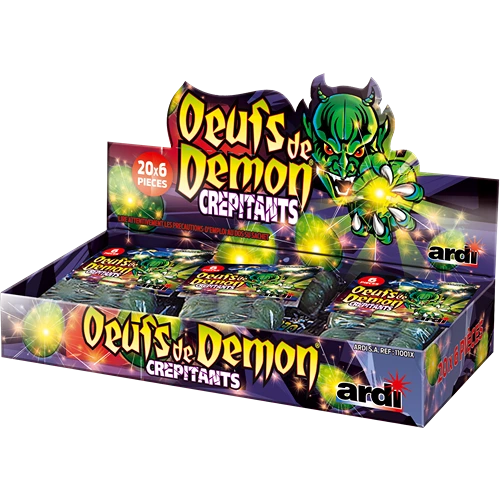 [11001X] ŒUFS DE DÉMON® CRÉPITANTS
