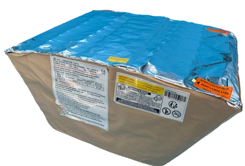 [15221] UP PRO 80V-30mm - Couronne or et crépitant PAF rouge