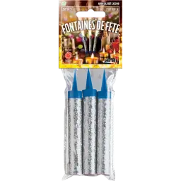 SACHET DE 3 FONTAINES DE FÊTE 95MM