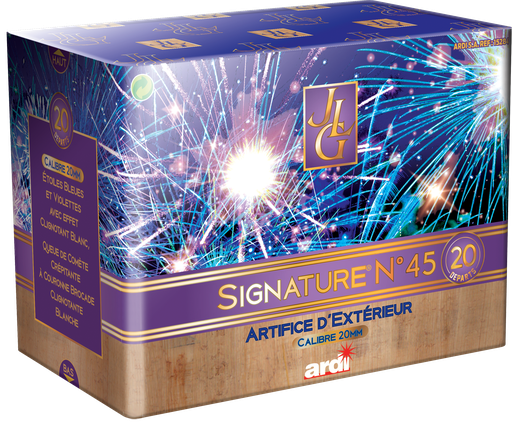 [15284P] ZK 20-20mm étoiles bleues et violettes cligno (pièce)