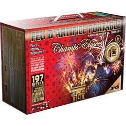 [22516LPF] FEU D'ARTIFICE PORTABLE® CHAMPS-ÉLYSÉES® 1MN30