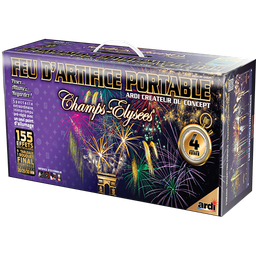 [22431LPF] FEU D'ARTIFICE PORTABLE® CHAMPS-ÉLYSÉES® 4MN