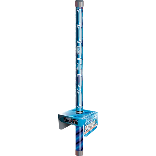 [30012P] TORCHE A MAIN SCHUSS® BLEUE 6 mn-à frottoir (pièce)
