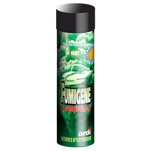 [33134P] FUMIGÈNE A GOUPILLE 1 MN VERT (pièce)