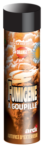 [33135P] FUMIGÈNE A GOUPILLE 1 MN ORANGE (pièce)