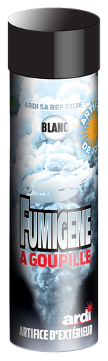 [33136P] FUMIGÈNE A GOUPILLE 1 MN BLANC (pièce)