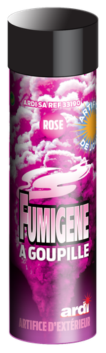 [33190P] FUMIGÈNE A GOUPILLE 1 MN ROSE (pièce)