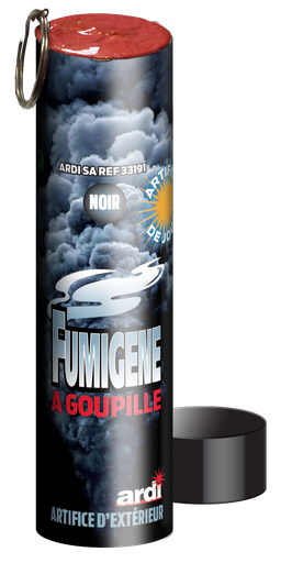 [33191P] FUMIGÈNE A GOUPILLE 1 MN NOIR (pièce)