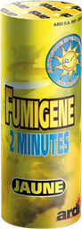 [33047P] POT FUMIGENE 2 MN JAUNE (pièce)