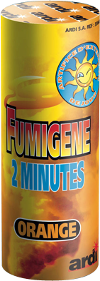 [33048P] POT FUMIGENE 2 MN ORANGE (pièce)