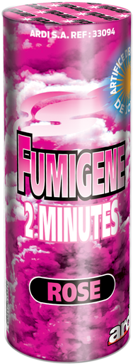 [33094P] POT FUMIGENE 2MN ROSE (pièce)