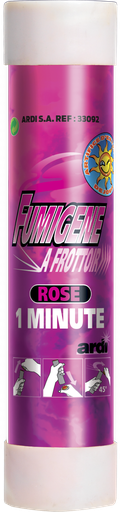 [33092P] TUBE FUMIGÈNE À FROTTOIR 1mn Rose (pièce)