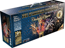[22518LPF] FEU D'ARTIFICE PORTABLE® CHAMPS-ÉLYSÉES® 3MN