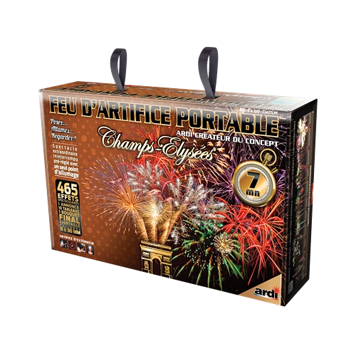 [22427LPF] FEU D'ARTIFICE PORTABLE® CHAMPS-ÉLYSÉES® 7MN