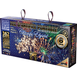FEU D'ARTIFICE PORTABLE® CHAMPS-ÉLYSÉES® 8MN