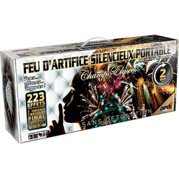 [22359LPF] FEU D'ARTIFICE PORTABLE® CHAMPS-ÉLYSÉES® SILENCIEUX 2MN