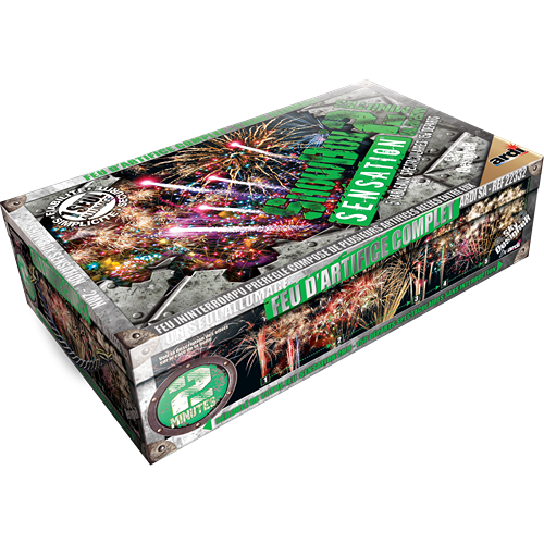 [22332] FEU D'ARTIFICE SHOWBOX® SENSATION® 2MN