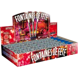 PRÉSENTOIR DE FONTAINES DE FÊTE 170MM