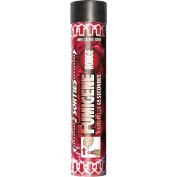 FUMIGENE DOUBLE SORTIE A GOUPILLE ROUGE