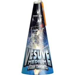 VÉSUVE® MEDIUM ÉTOILES CRÉPITANTES ARGENT