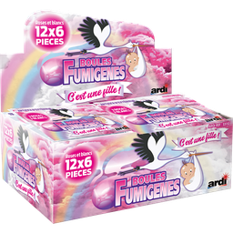 BOULES FUMIGÈNES BLANC & ROSE
