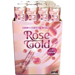 CANON LANCE-COTILLONS ROSE GOLD 30CM