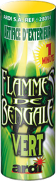 [28014P] FLAMME DE BENGALE VERT 1 MN (pièce)