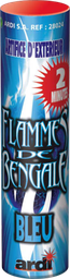 [28024P] FLAMME DE BENGALE BLEU 2 MN (pièce)