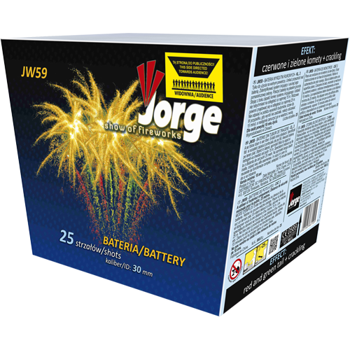 SHOW OF FIREWORKS - Calibre 30mm - 25 Départs